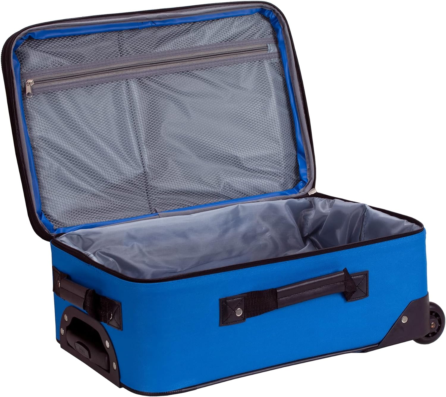 Rockland Journey Softside Upright Luggage Set,Expandable, Blue, 4-Piece (14/19/24/28) - Image 9