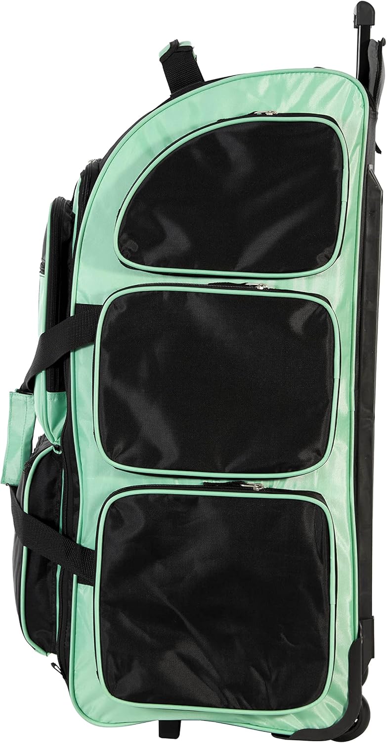 Travelers Club Xpedition 30 Inch Multi-Pocket Upright Rolling Duffel Bag - Image 5