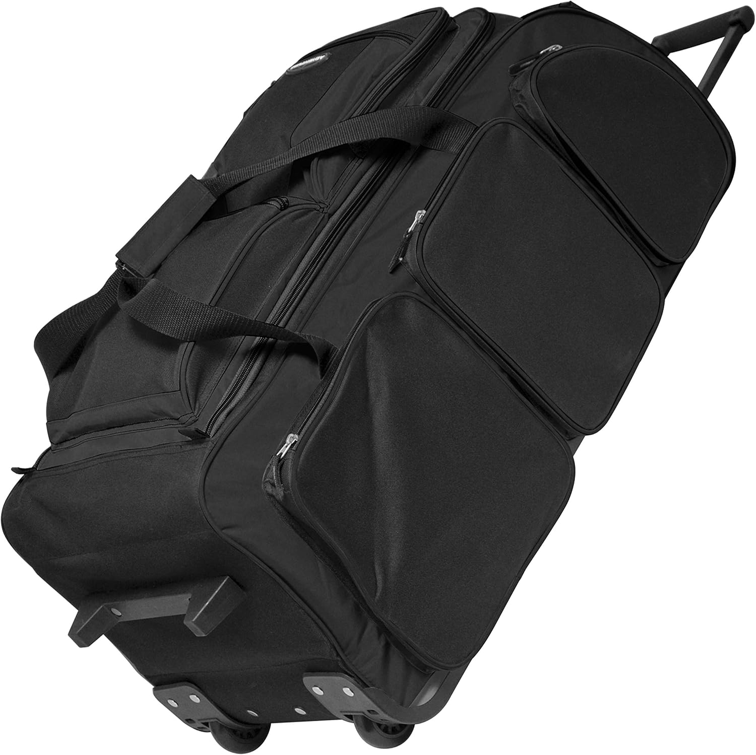 Travelers Club Xpedition 30 Inch Multi-Pocket Upright Rolling Duffel Bag - Image 8