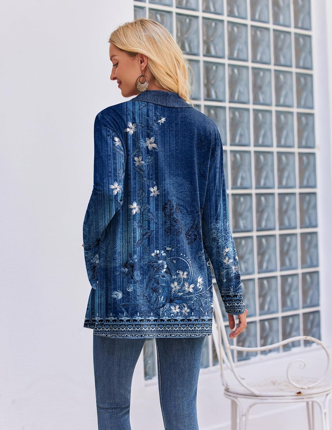 Zeagoo Women's Lightweight Cardigan Sweaters Open Front Long Sleeve Casual Loose Thin Cardigans with Pockets 2025 - Image 5