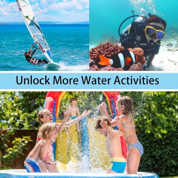 1 Pack Floatable Waterproof Phone Pouch Case for iPhone 17 16 Pro Max/15/14/13/12, IP68 Travel Cellphone Dry Bag, Beach Cruise Ship Essentials Bags with Crossbody Lanyard, Iridescent Pink - Image 7