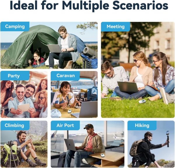4G LTE WiFi Mobile Hotspot, No SIM Card Required No Contract, 10 Connected Devices, Multiple Networks, Portable Internet for Campers, Motorhomes and Travels, 1GB Local Data - Image 7