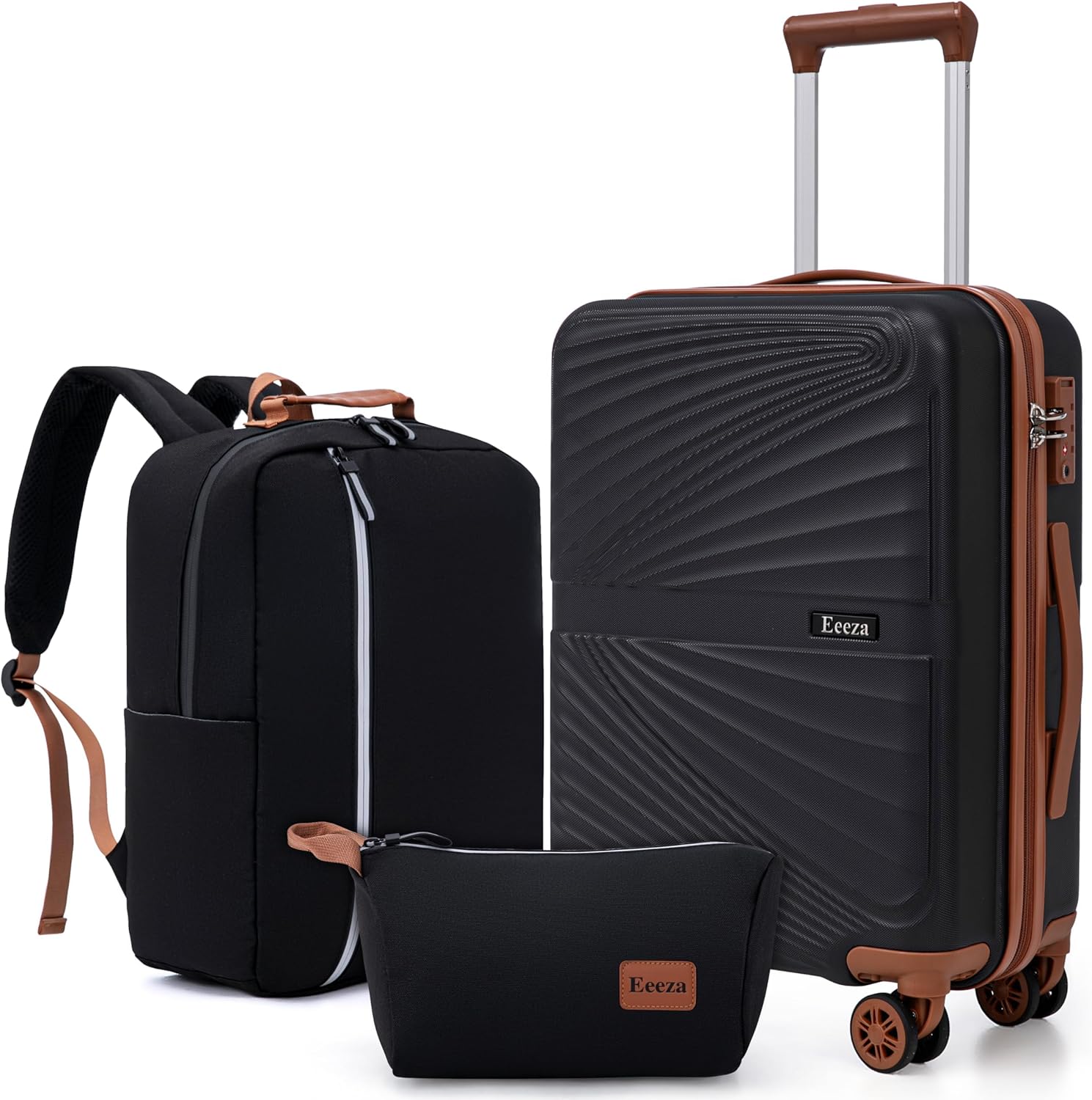 Luggage Sets 3 Piece, Suitcases with Wheels, ABS Hard Case Luggage with TSA Lock Spinner Wheels, Carry On Luggage Set (20inch) - Image 2