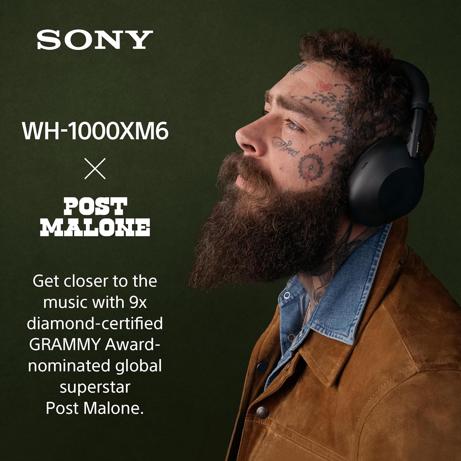 Sony WH-1000XM6 The Best Noise Canceling Wireless Headphones, HD NC Processor QN3, 12 Microphones, Adaptive NC Optimizer, Mastered by Engineers, Studio-Quality, 30-Hour Battery, Midnight Blue - Image 3
