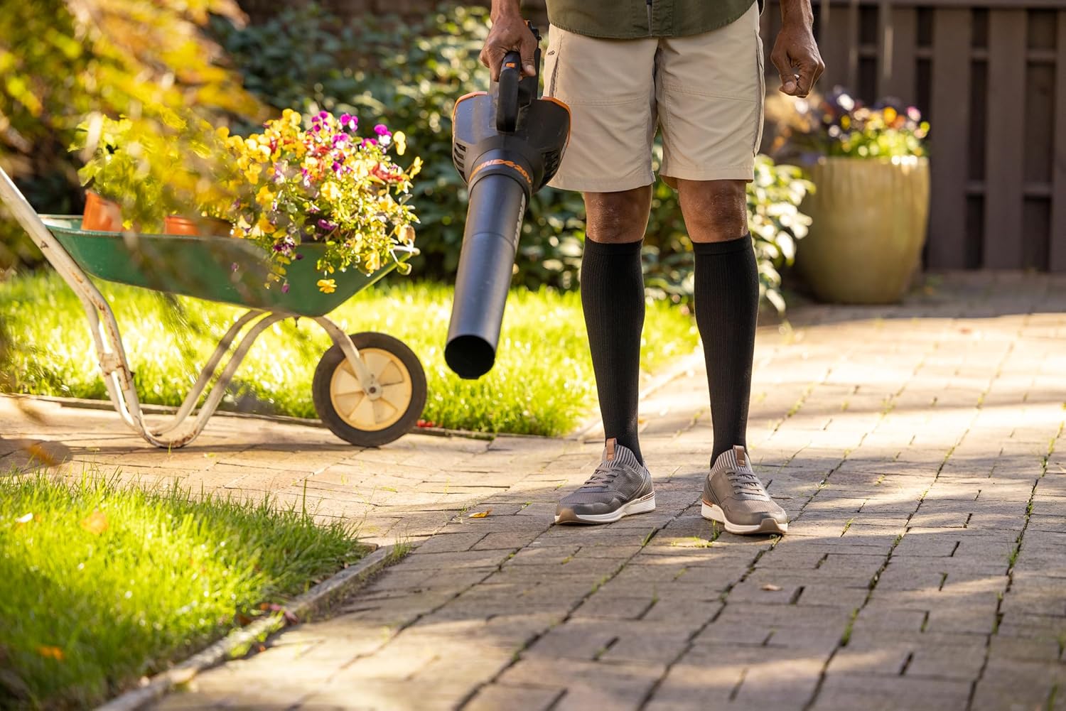 Dr. Scholl's mens Athletic & Work Compression Over the Calf Socks - 1 & 3 Pairs - Fatigue Relief - Image 7
