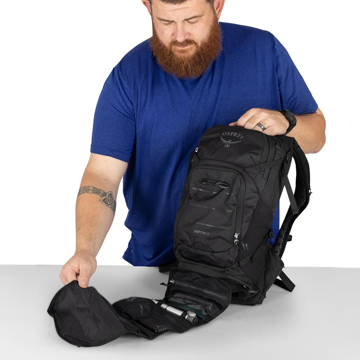 Osprey Raptor 10L Men's Biking Backpack with Hydraulics Reservoir - Image 9
