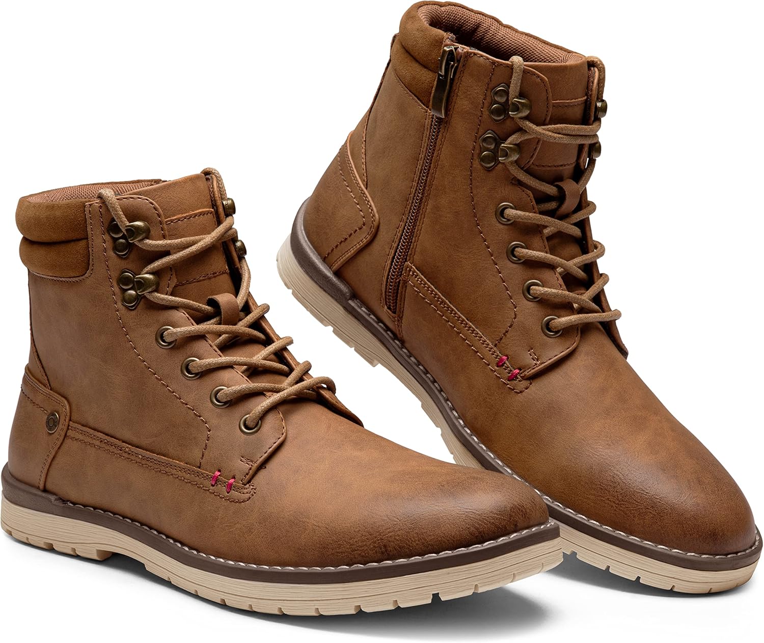Vostey Men's Chukka Boots Motorcycle Casual Hiking Boot for Men - Image 5