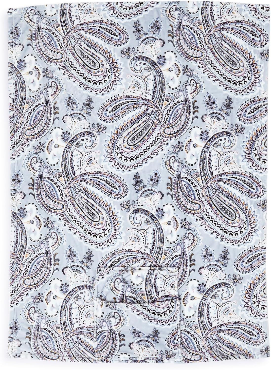 Vera Bradley Women's Fleece Fleece Travel Blanket with Trolley Sleeve D cor - Image 3