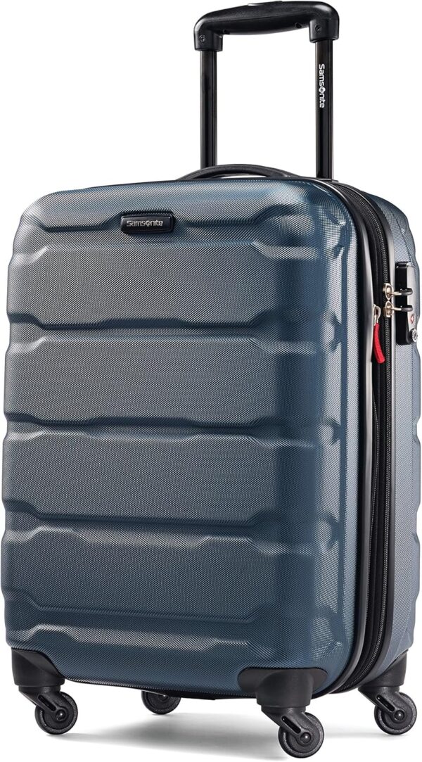 Samsonite Omni PC Hardside Expandable Luggage with Spinner Wheels, Teal, Carry-On 20-Inch - Image 2