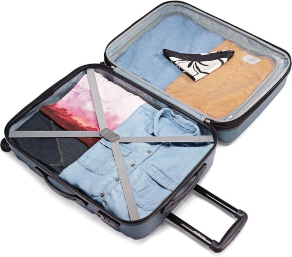Samsonite Omni PC Hardside Expandable Luggage with Spinner Wheels, Teal, Carry-On 20-Inch - Image 4