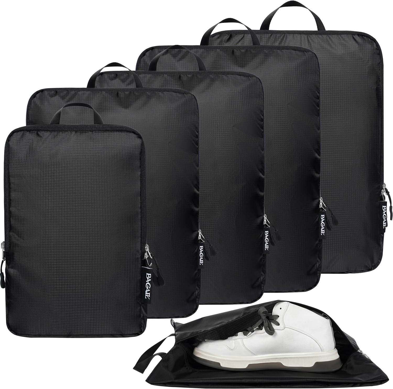 BAGAIL 6 Set Ultralight Compression Packing Cubes Packing Organizer for Travel Accessories Luggage Suitcase Backpack - Image 2