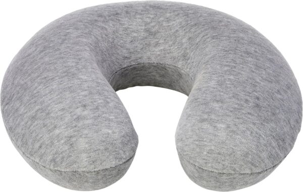 Amazon Basics Memory Foam Semicircular Neck Pillow, Grey - Image 5