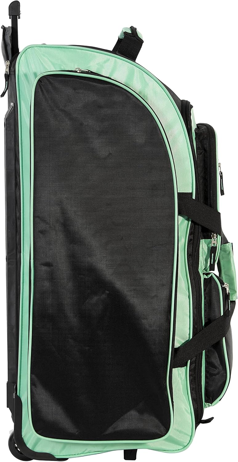 Travelers Club Xpedition 30 Inch Multi-Pocket Upright Rolling Duffel Bag - Image 6
