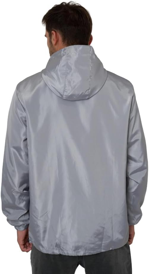 Mens Windbreaker Jackets Lightweight Hooded Zippered Jackets for Men Hiking Cycling Sportswear - Image 5