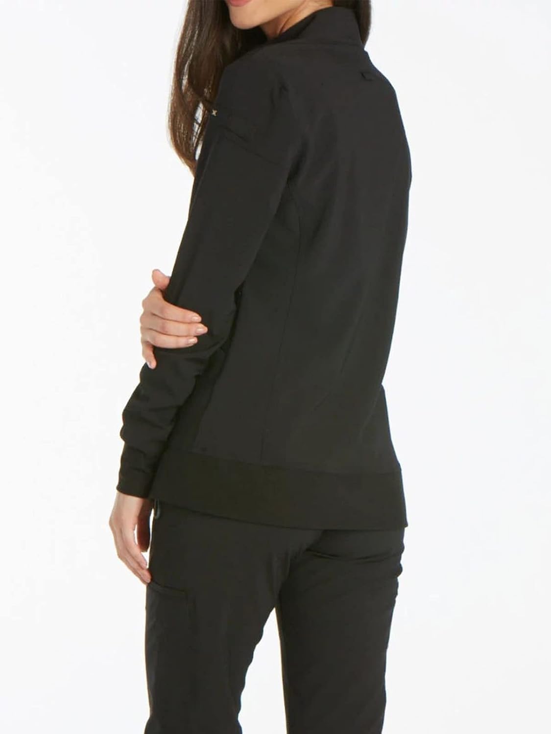 Cherokee Scrub Jackets For Woman with Zip Front, 360° Stretch Fabric - CK303 - Image 3