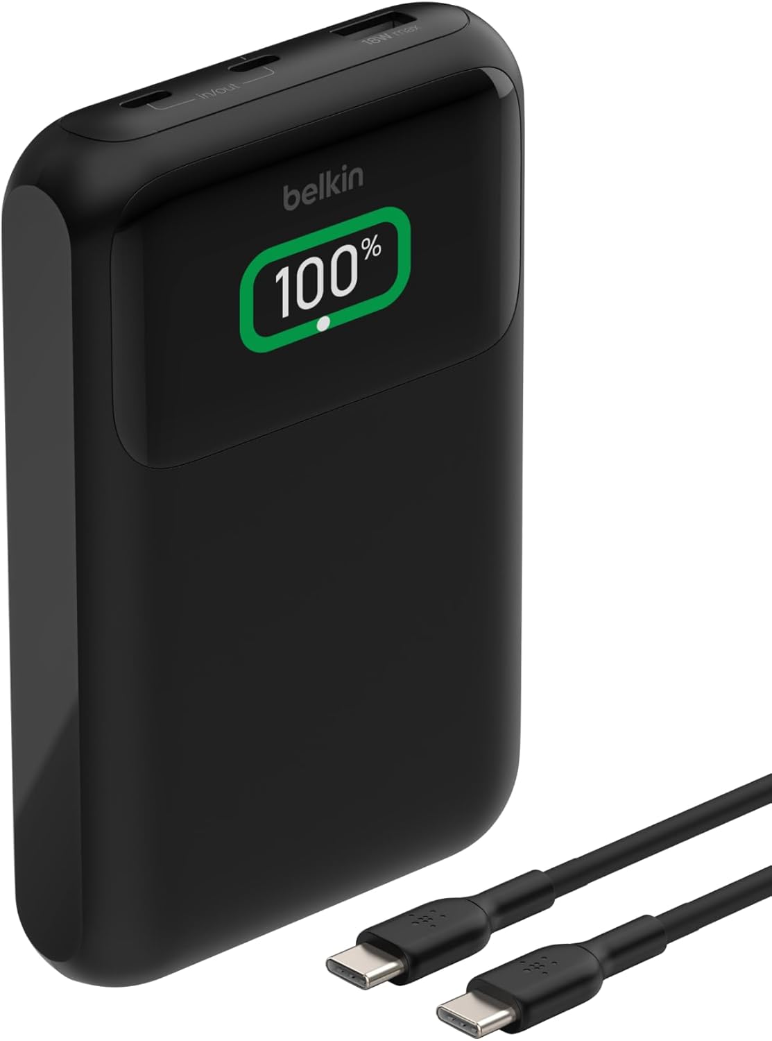 Belkin Portable Charger, 3-Port Laptop Power Bank 20000 mAh - USB-C & USB-A Ports, 65W iPhone Charger Fast Charging - MacBook, Apple iPhone 17, iPad, Samsung Galaxy S25, Nintendo Switch 2, etc - Black - Image 2