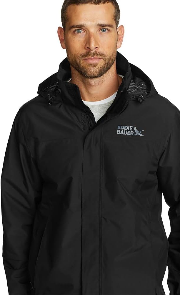 Eddie Bauer Men's Packable Waterproof Rainfoil Rain Jacket - Image 4