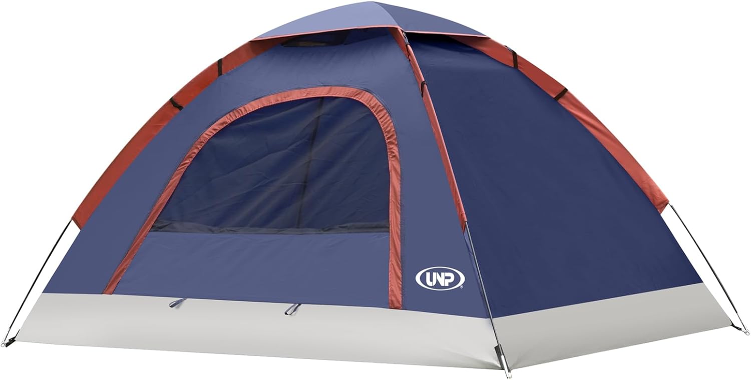 unp 6 Person 4 Season Dome Tent, Easy to Set Up for Camping & Hiking, Lightweight & Portable, Green - Image 2