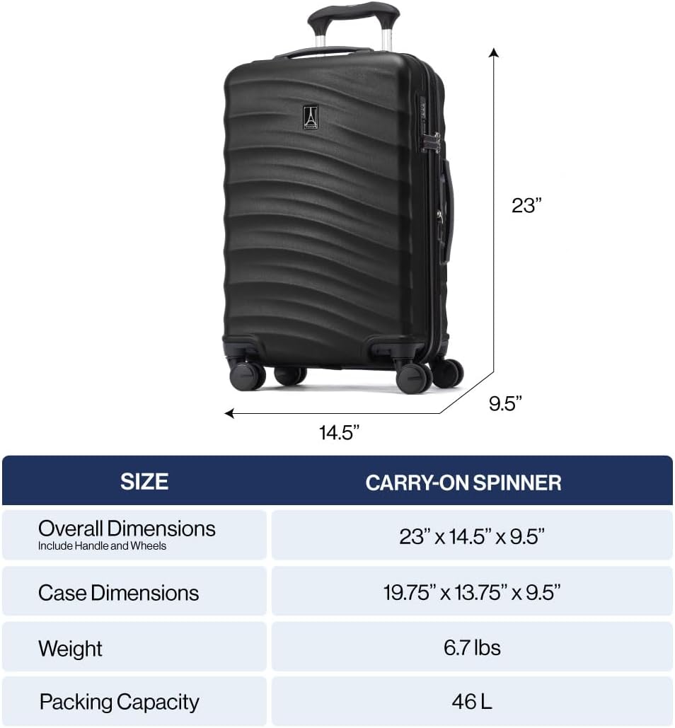 Travelpro Maxlite Air V2 Hardside Expandable Carry on Luggage, 8 Spinner Wheels, Lightweight Hard Shell Suitcase, TSA lock, Slate Green, Carry On 21-Inch - Image 7