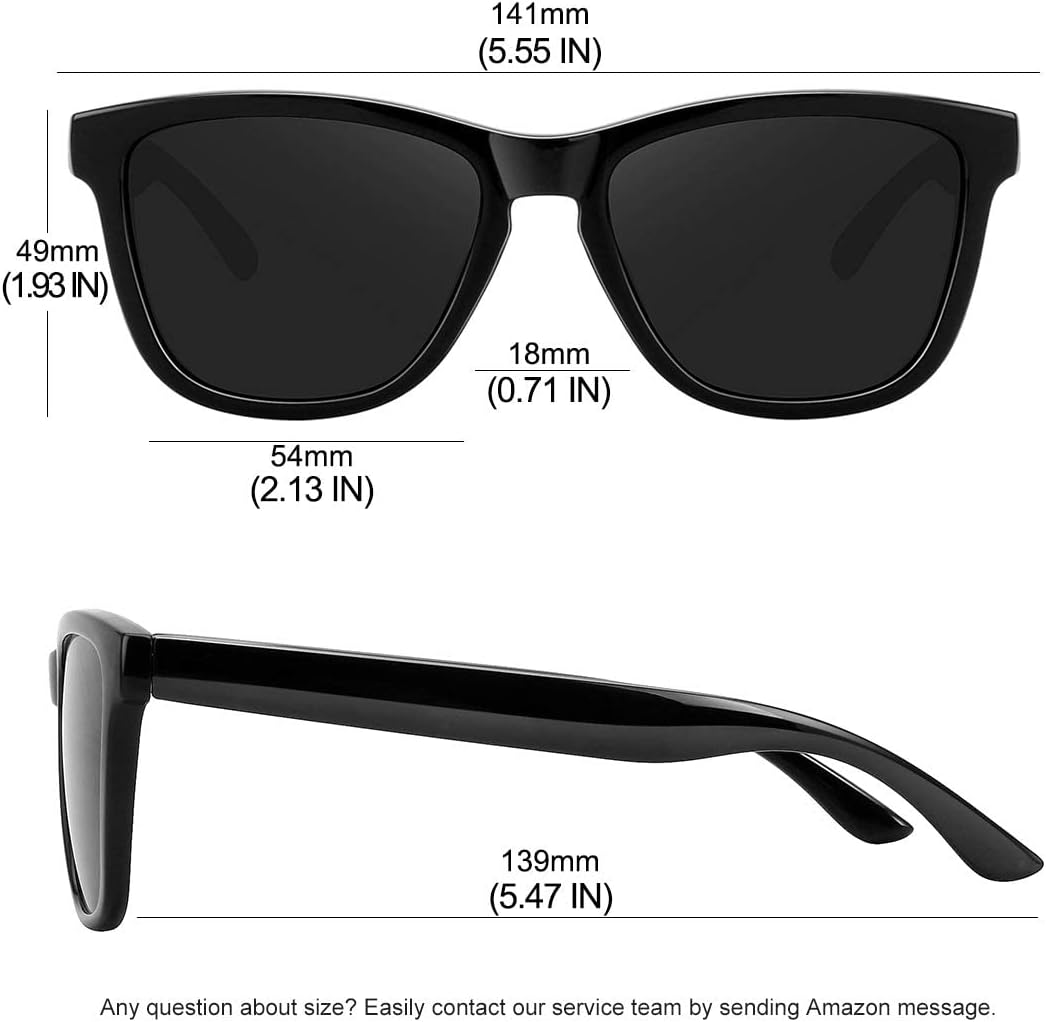 MEETSUN Polarized Sunglasses for Women Men Classic Retro Designer Style Fashion UV400 Protection - Image 7