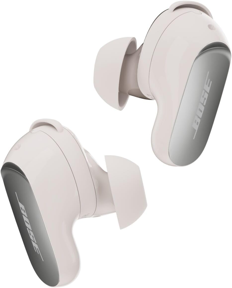 Bose New QuietComfort Ultra Earbuds (2nd Gen) - Wireless Noise Cancelling Earbuds with Mic, Immersive Audio, USB-C Charging, Up to 6 Hours Battery, IPX4 Rating, White Smoke - Image 2