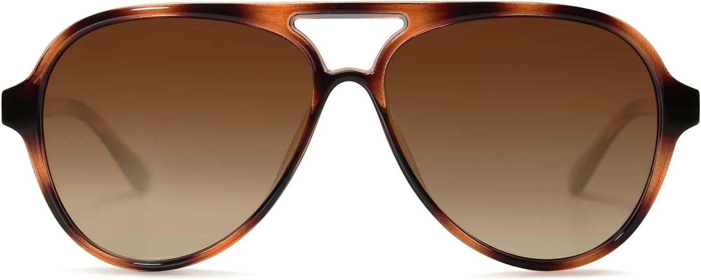 SOJOS Classic Polarized Aviator Sunglasses for Women Men, Retro Trendy Aviators Shades SJ2201 - Image 3