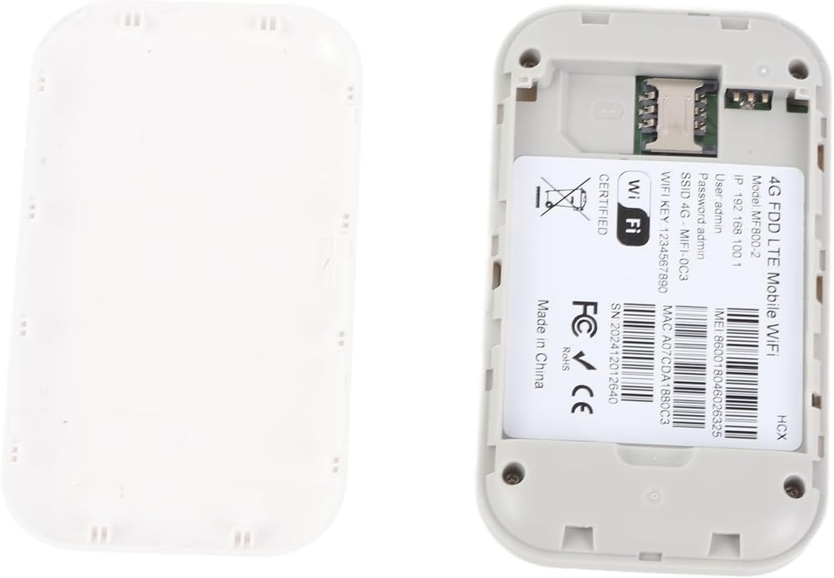 Mobile Hotspot, Portable Travel Router 150Mbps High Speed SIM Card (Not Provide) Hotspot Device 4G Strong Coverage Mobile Internet Router for Car Home Office Travel - Image 7