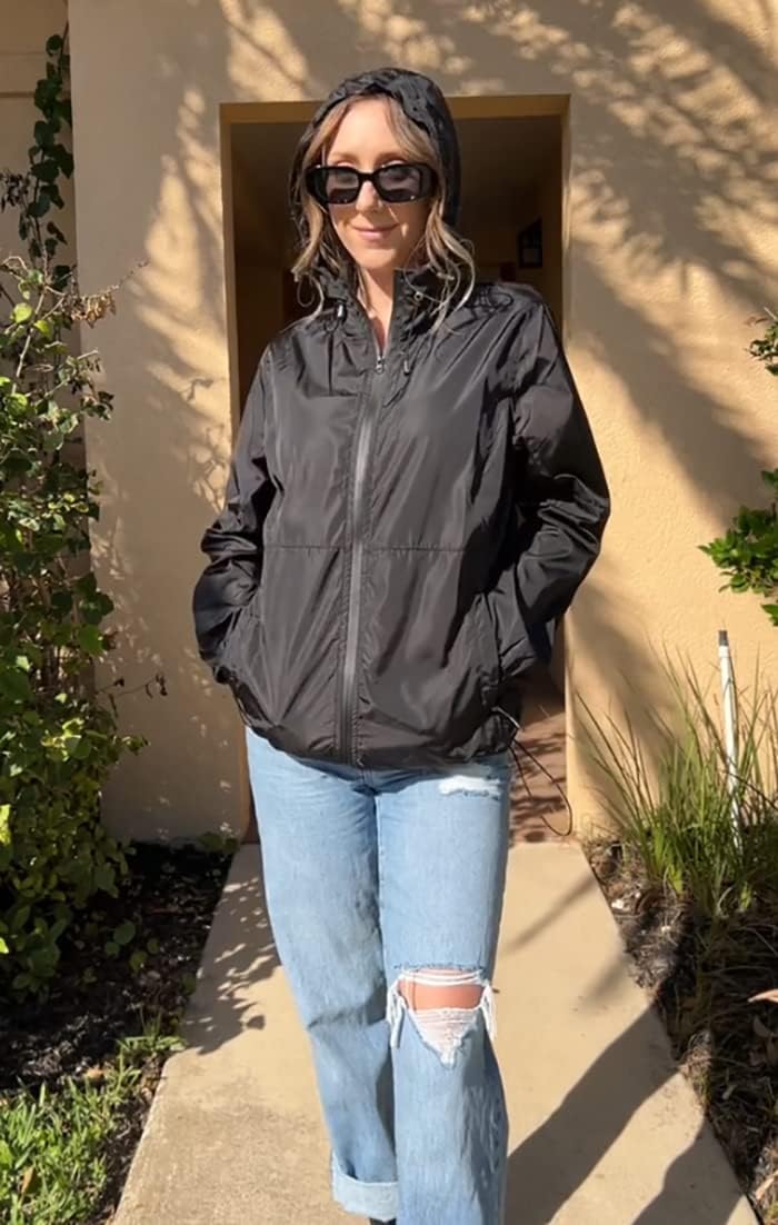 TCOT Womens Rain Jackets Waterproof Windbreaker Jackets lightweight Portable Rain Coat - Image 4
