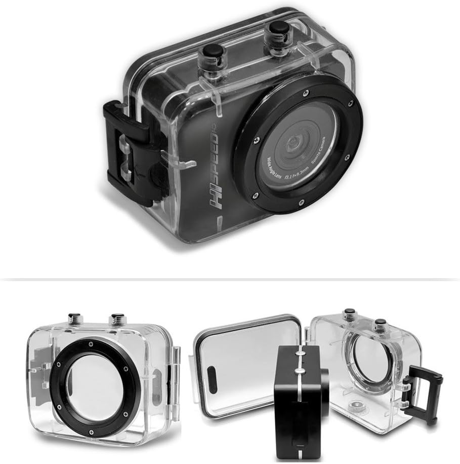 Pyle Hi Speed Sports Action Camera - HD 1080P Mini Camcorder w/ 12 MP Cam, 2.4" Touch Screen USB SD Card HDMI, Battery - Waterproof Case, USB Cable, Wireless Remote Control, Mount PSCHD60BK (Black) - Image 5