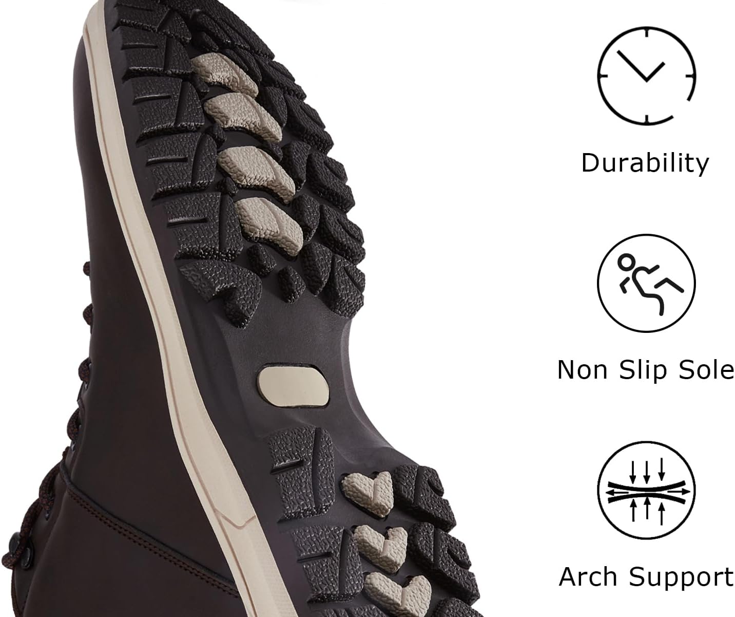 Mens Lightweight Hiking Boots Water Resistant Mid Ankle Work Casual Hiker Trekking Outdoor Boots Anti Slip Hiking Shoes - Image 4