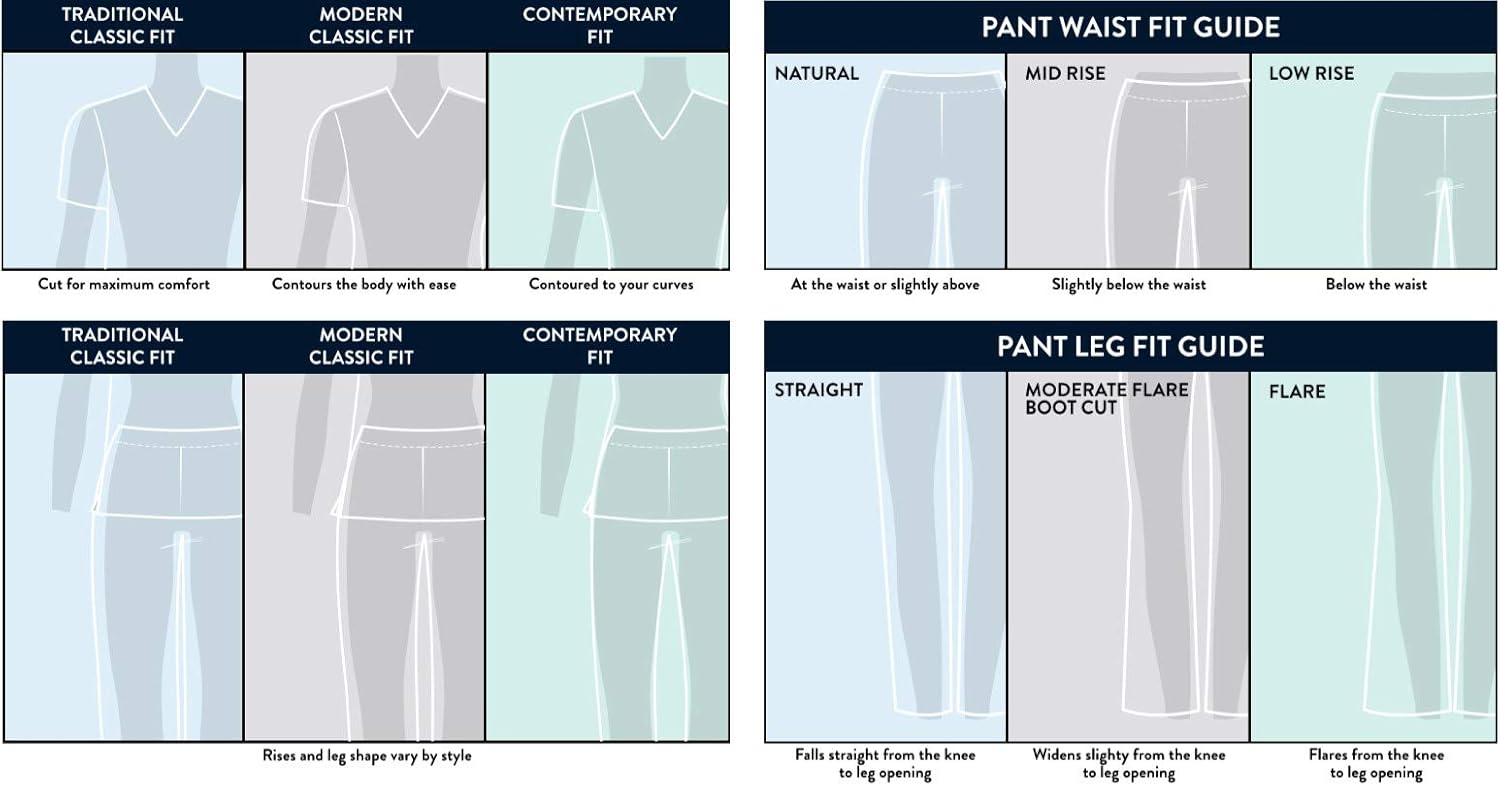 Cherokee Scrub Jackets For Woman with Zip Front, 360° Stretch Fabric - CK303 - Image 4