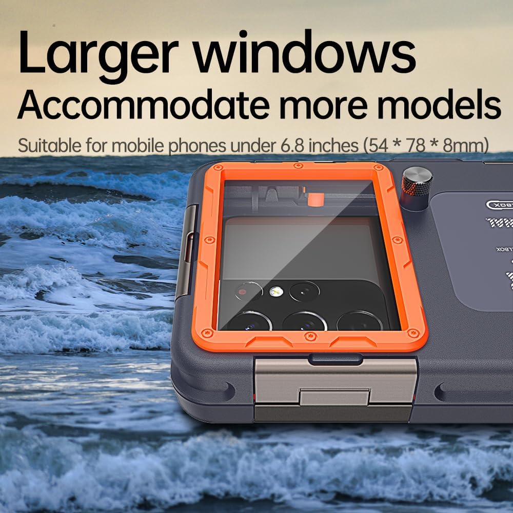 Underwater Snorkeling Diving Phone Case for Phone 16/15/14/13/ Pro Max/XR/XS/X Galaxy S25/S24/S23.(50ft/15m) Professional Scuba Dive Waterproof Case Underwater Photo Video - Image 7