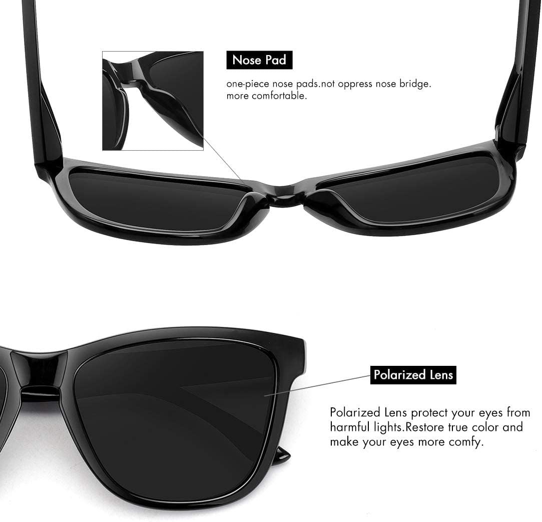 MEETSUN Polarized Sunglasses for Women Men Classic Retro Designer Style Fashion UV400 Protection - Image 8