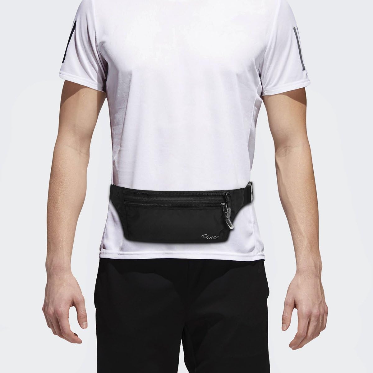 Ryaco Money Belt, Slim Passport Holder RFID Blocking Hidden Wallet Travel Essentials Pouch for Women Men With Adjustable Strap Waist Bag to Protect Cash, Credit Cards and Documents - Image 7