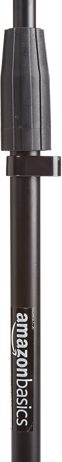 Amazon Basics Adjustable Boom Arm Height Microphone Stand with Tripod Base, Up to 85.75 Inches - Black - Image 7