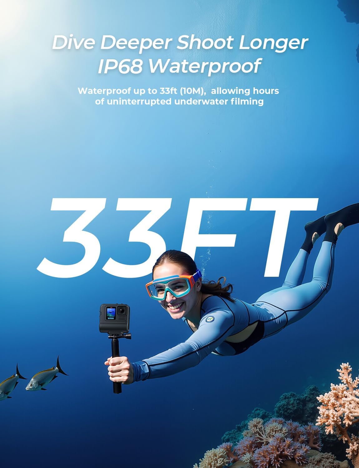 Re-Fuel 9 Hour Action Pack Extended Battery for GoPro Hero 13 12 11 10 9 Black, Waterproof 33ft Dustproof Rechargeable Power Bank (6 Hours 4K Recording) Pass Through Power, All Weather Backup Battery - Image 5