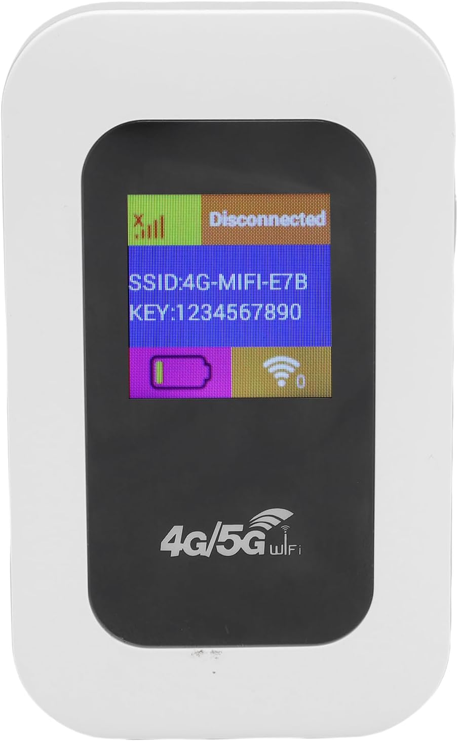 WiFi Mobile Hotspot, 300Mbps High Speed 4G Unlocked WiFi Hotspot Device, Wireless Network Portable Router with SIM Card Slot for Travel, Support 10 Users - Image 2