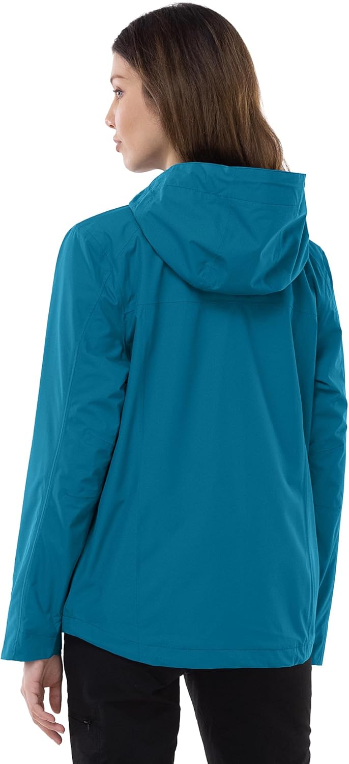 Outdoor Ventures Packable Rain Jacket Women Lightweight Waterproof Raincoat with Hood Cycling Bike Jacket - Image 3