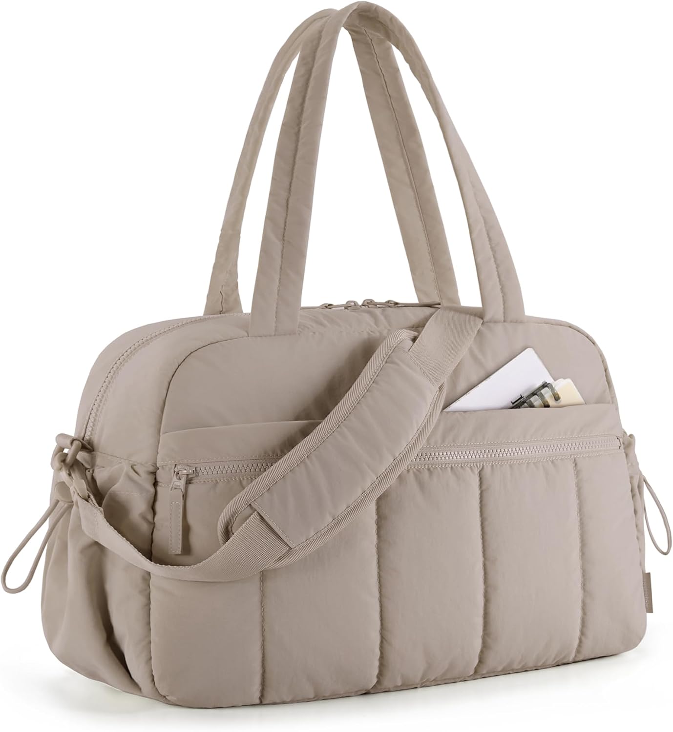 BAGSMART Gym Bag for Women, Duffle Bag for Travel with Wet Pocket, Lightweight Carry on Weekender Duffel, Water Resistant - Image 2