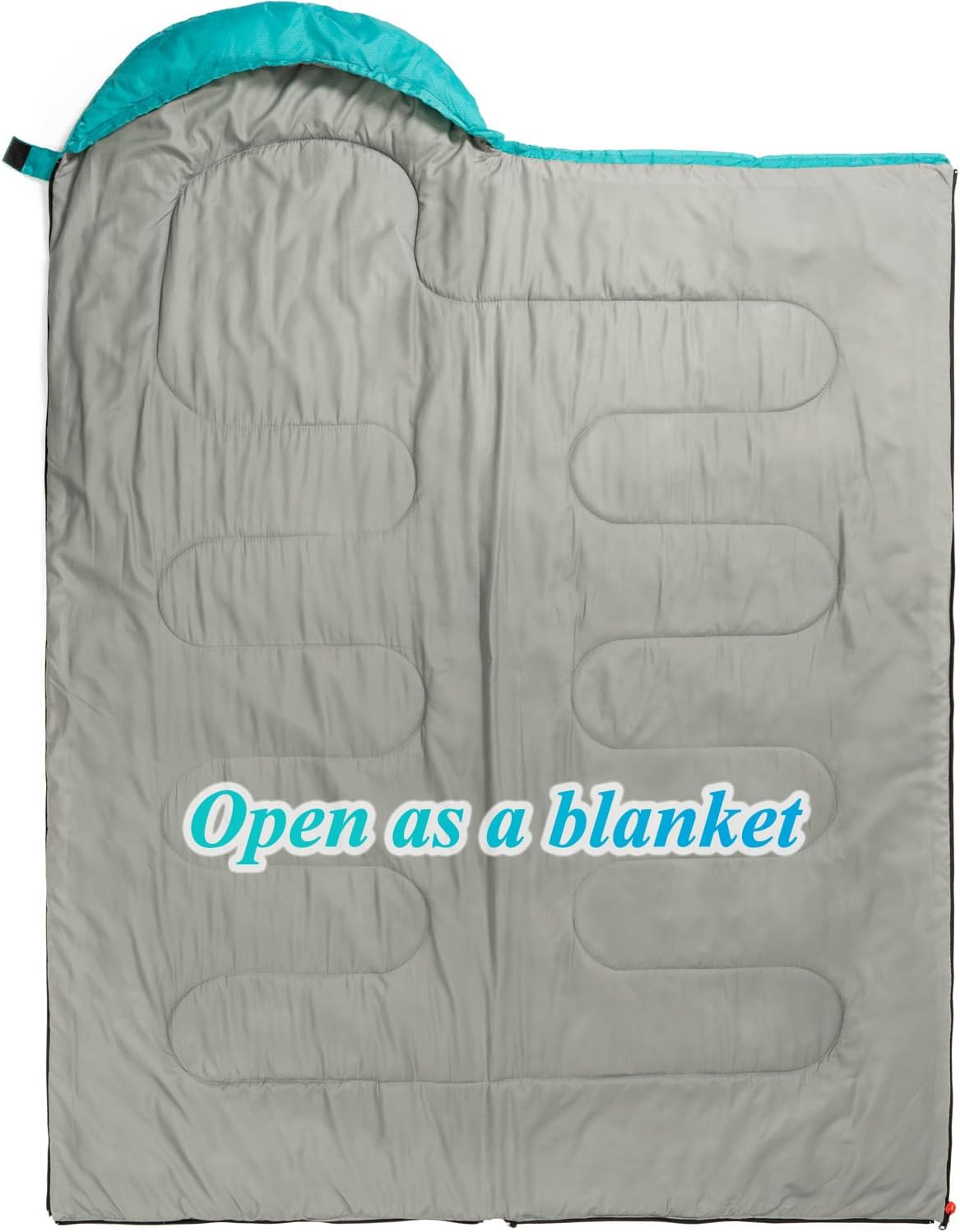 Sleeping Bag - 3 Seasons for Adults Kids Boys Girls Camping Hiking - Warm Cold Weather Lightweight Portable with Compression Bag for Backpacking in Spring, Summer, Fall and Winter - Image 6