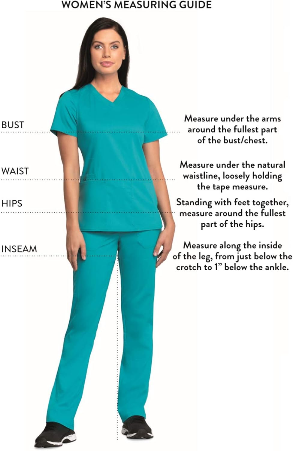 Cherokee Scrub Jackets For Woman with Zip Front, 360° Stretch Fabric - CK303 - Image 5