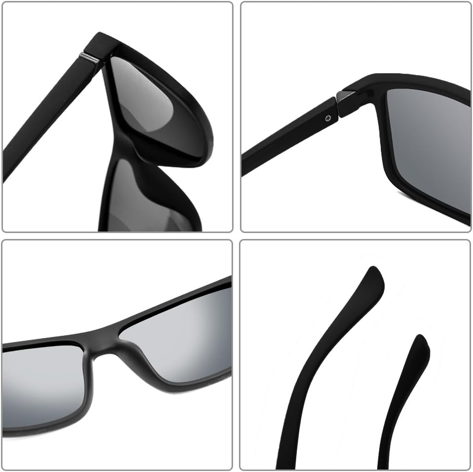 Polarized Sunglasses for Men Driving Mens Sunglasses Rectangular Vintage Sun Glasses for Men/Women - Image 5