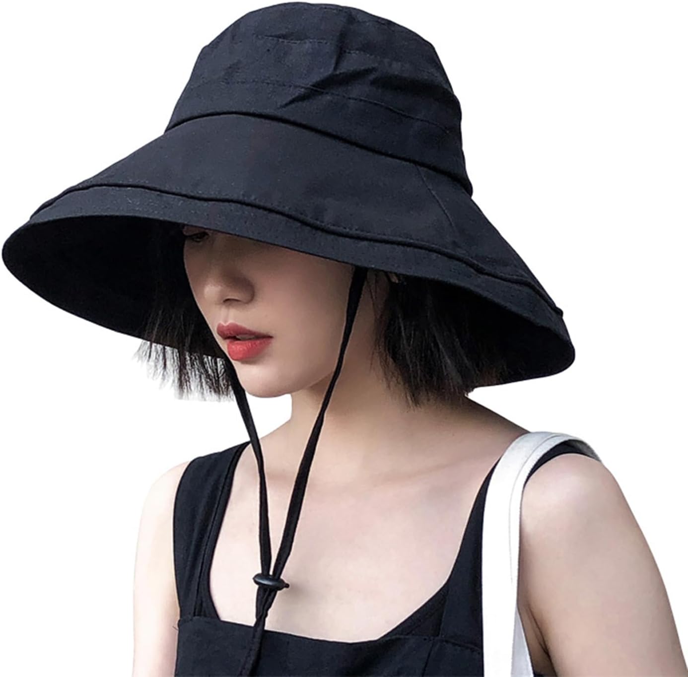 Wide Brim Bucket Hat - UPF50+ Protection Travel Beach Sun Hat with Semi-Rigid Adjustable Foldable Brim - Image 2