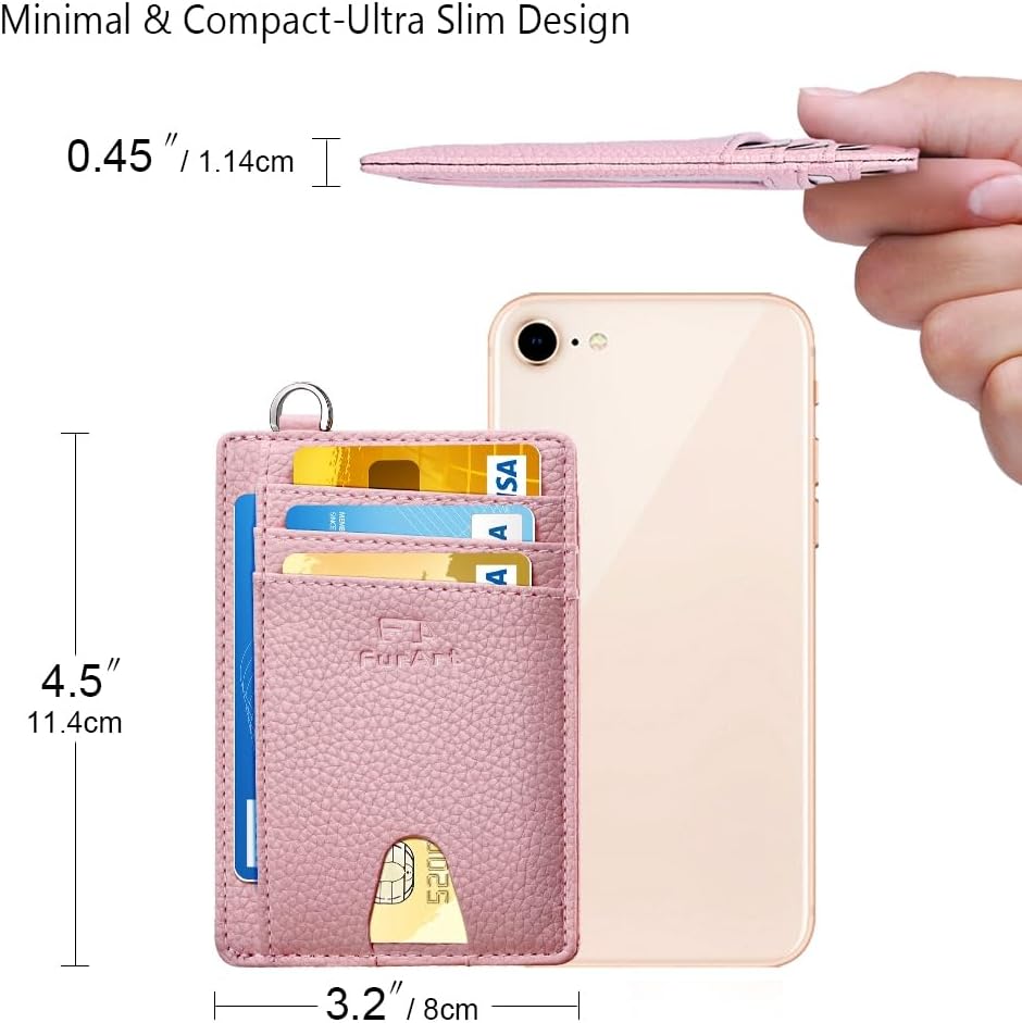 FurArt Slim Minimalist Wallet, Front Pocket Wallets, RFID Blocking, Credit Card Holder for Men - Image 8