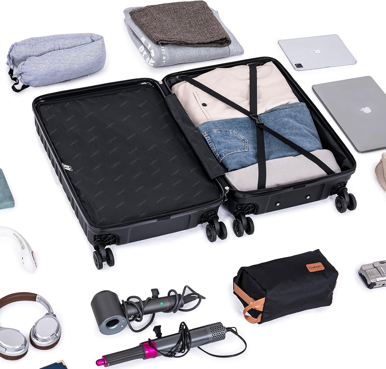 Luggage Sets 5 Piece Suitcases with Wheels, Suitcase Set ABS Hard Case Luggage with Spinner Wheels Durable Travel Luggage - Image 8