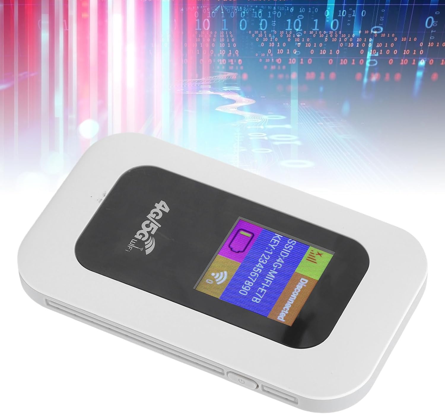 WiFi Mobile Hotspot, 300Mbps High Speed 4G Unlocked WiFi Hotspot Device, Wireless Network Portable Router with SIM Card Slot for Travel, Support 10 Users - Image 6