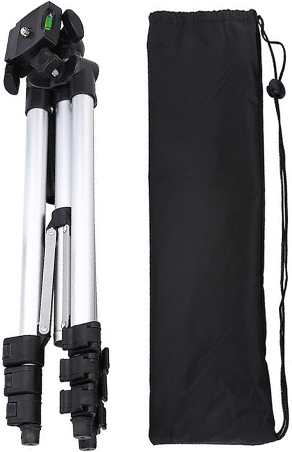 Vidpro TT-50L 50 Inch Lightweight Aluminum Tripod with 3 Way Pan & Tilt Head - Image 3