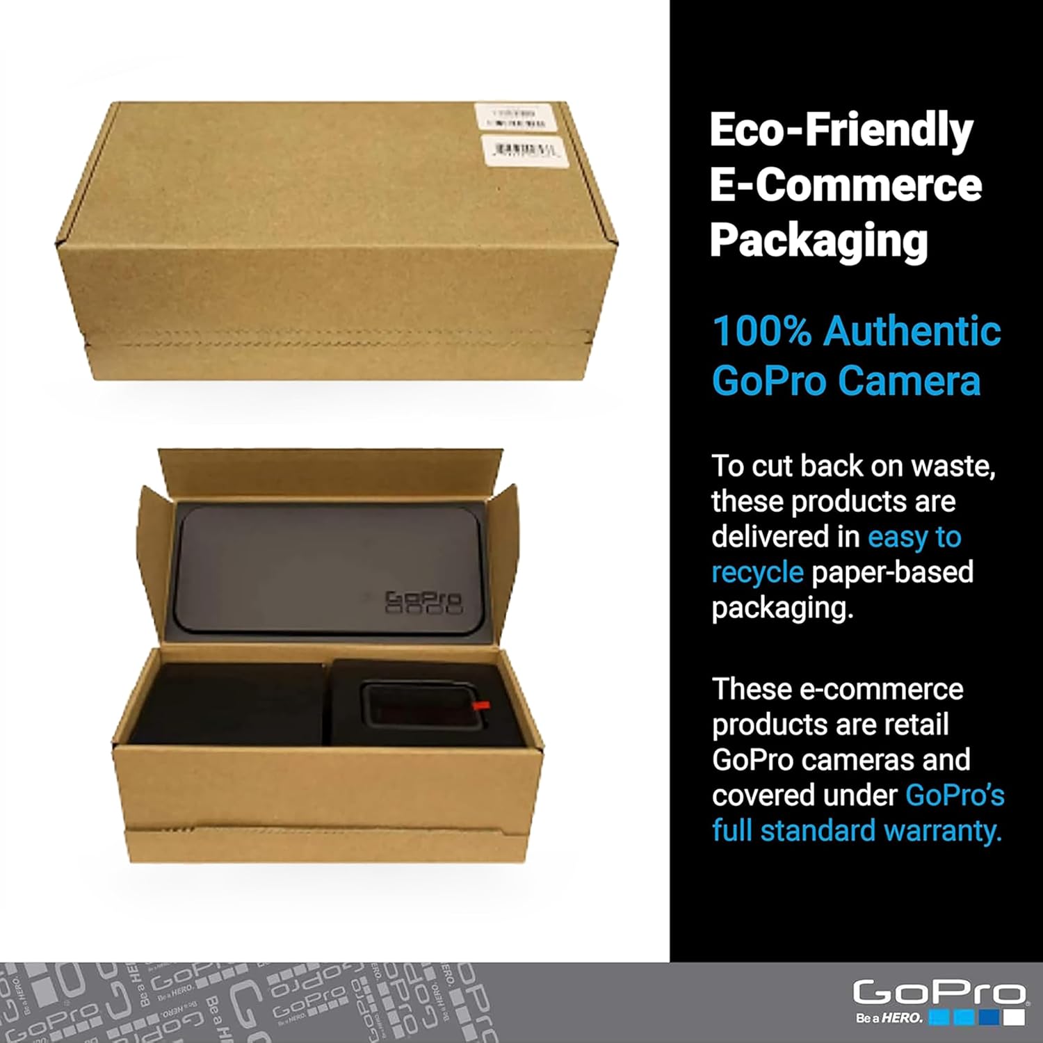 GoPro Hero Ecommerce Packaging - Compact Waterproof Action Camera with 4K Ultra HD Video, 12MP Photo, Touch Screen - Image 4