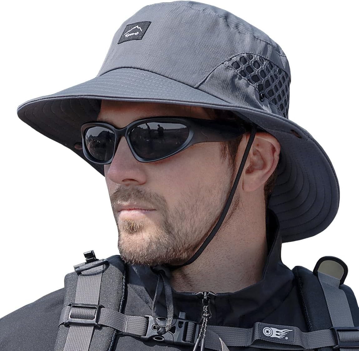 Fishing Hat, UPF50+ Wide Brim Sun Hat for Men Women, UV Protection Hiking Beach Bucket Hats Summer Safari Hat - Image 2