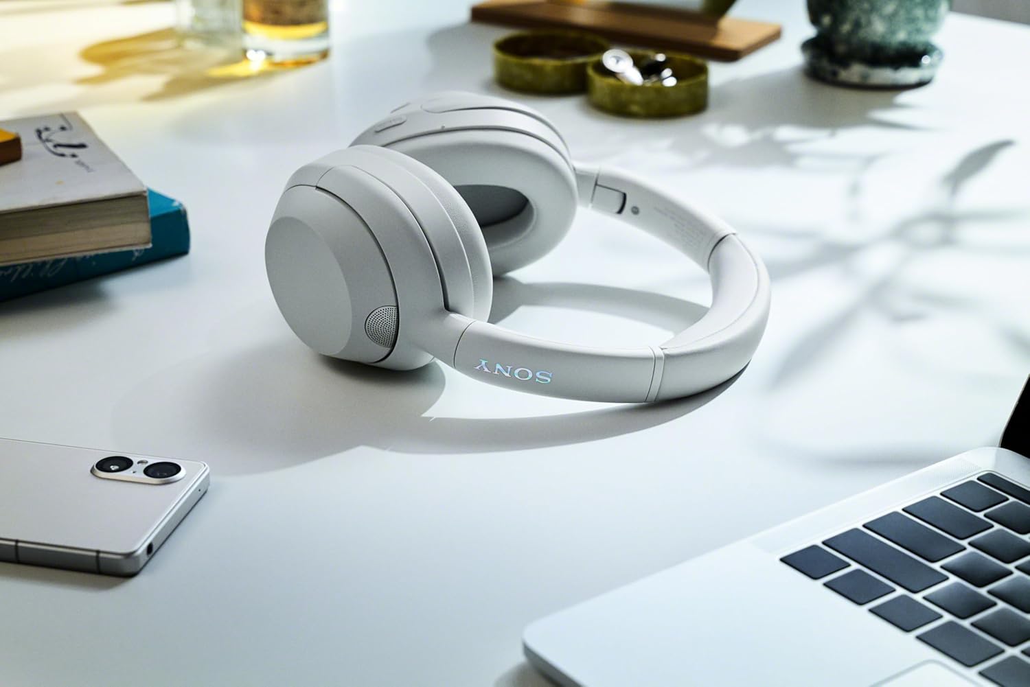 Sony ULT WEAR Over-Ear Noise Cancelling Bluetooth Headphones with Alexa Built-in, Comfortable Design, 30-Hour Battery, Massive Bass, Off White - Image 14